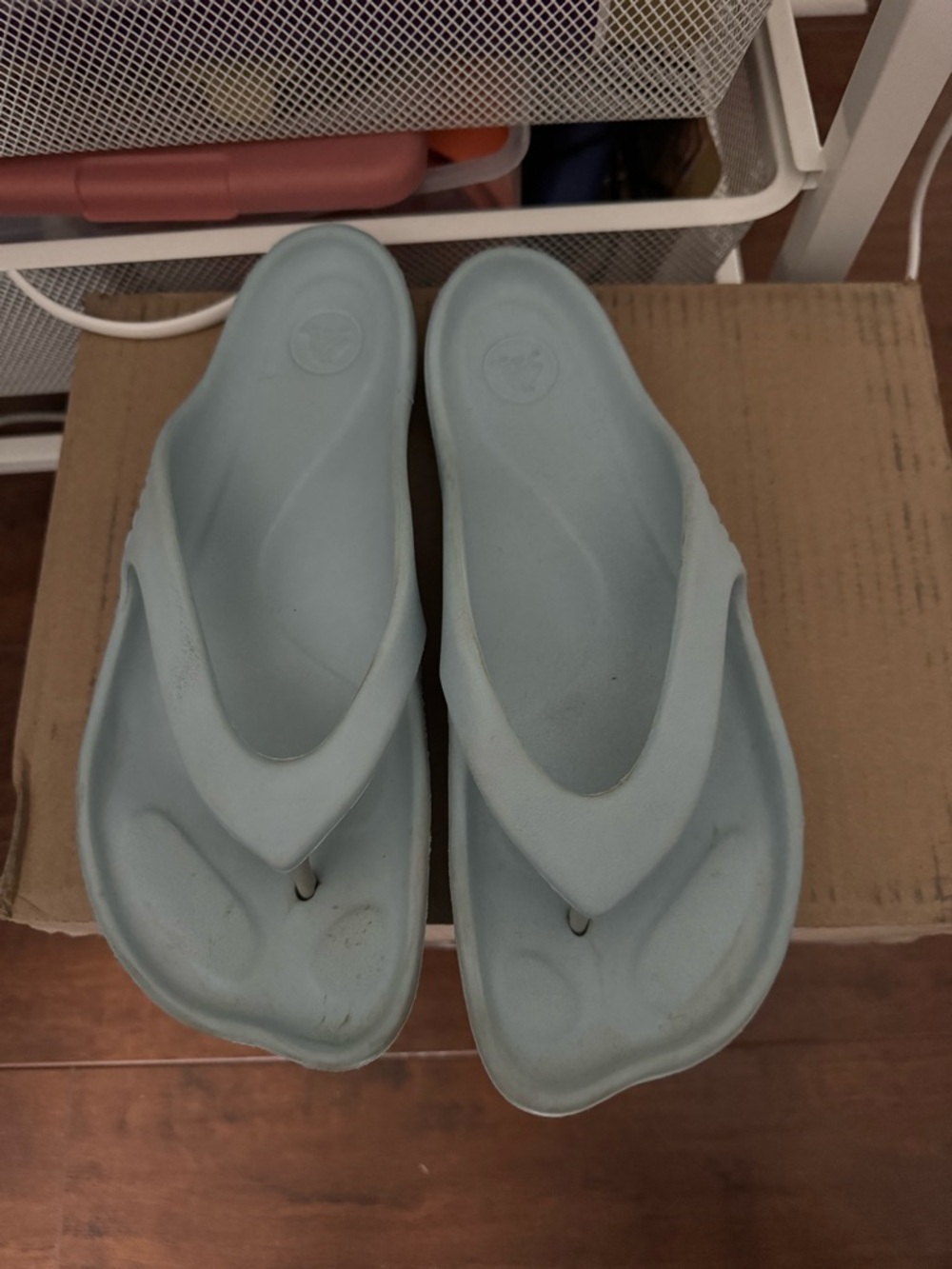 Croc Light Blue Foam Flip Flop Sandals